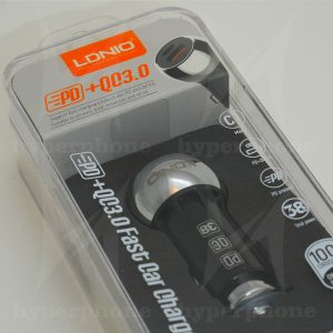 شارژر فندکی الدینیو مدل C1 به همراه کابل تبدیل USB-C