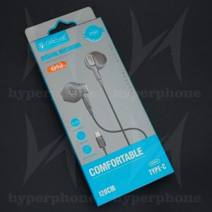 هندزفری سیمی مدل D12 دارای سری سیلیکونی اصلی