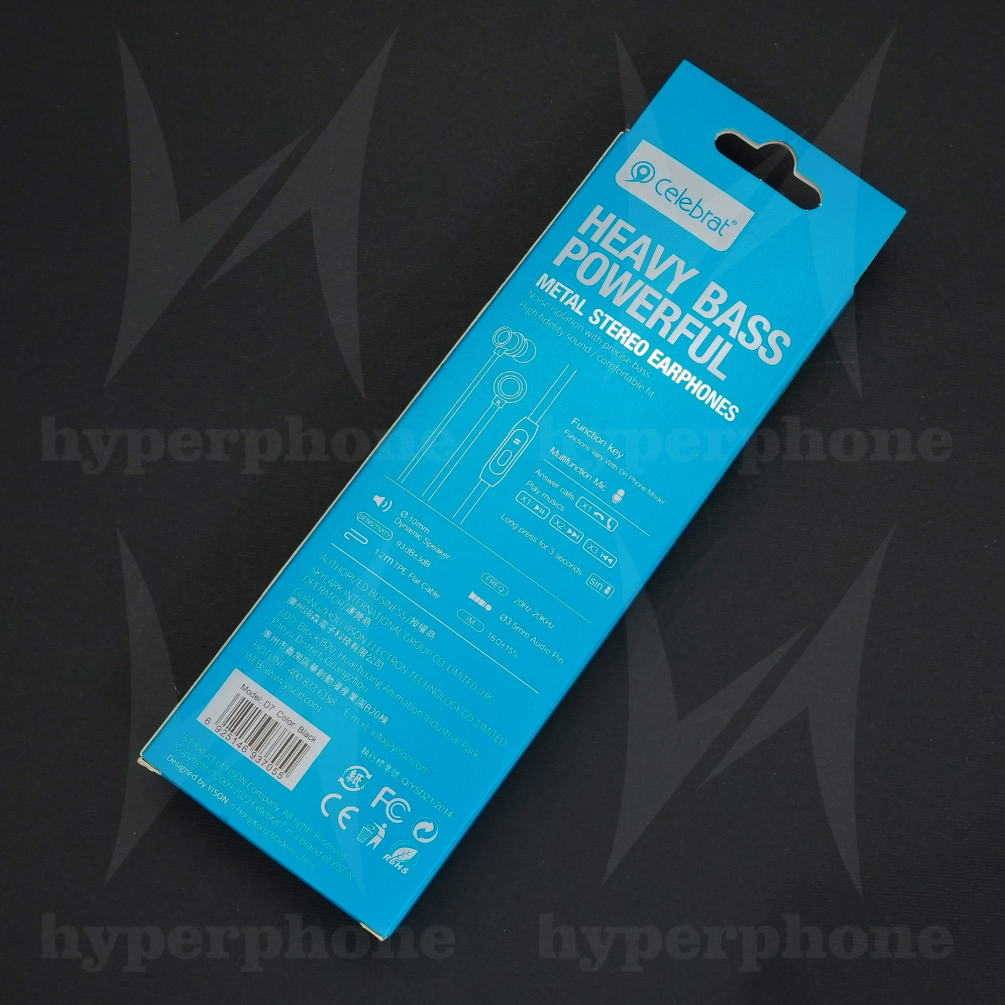 هندزفری سلبریت مدل D7 - تصویر 3